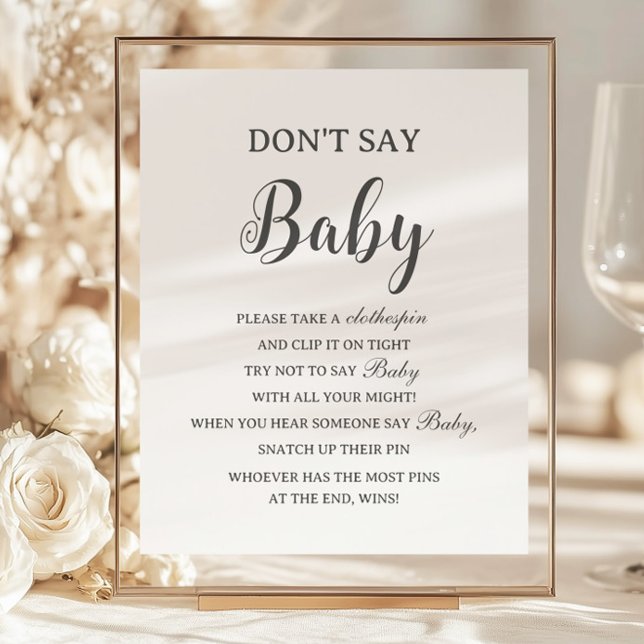 Minimalist Don't Say Baby Game (Creator Uploaded)