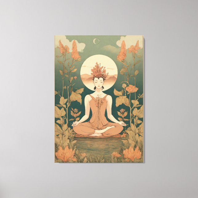 Minimalist drawing Stretched Canvas Print (Front)