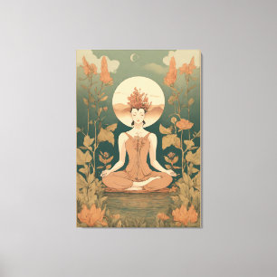 Minimalist drawing Stretched Canvas Print
