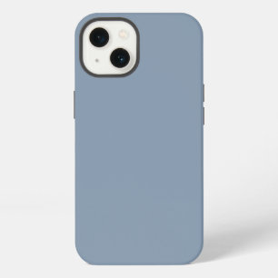 Minimalist Dusty Blue Plain Solid Colour iPhone 13 Case
