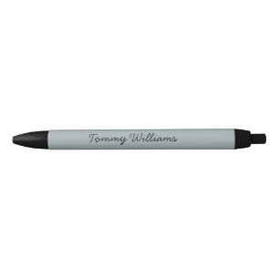 Minimalist Dusty Blue Professional Simple Black Ink Pen