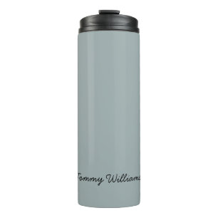 Minimalist Dusty Blue Professional Simple Thermal Tumbler