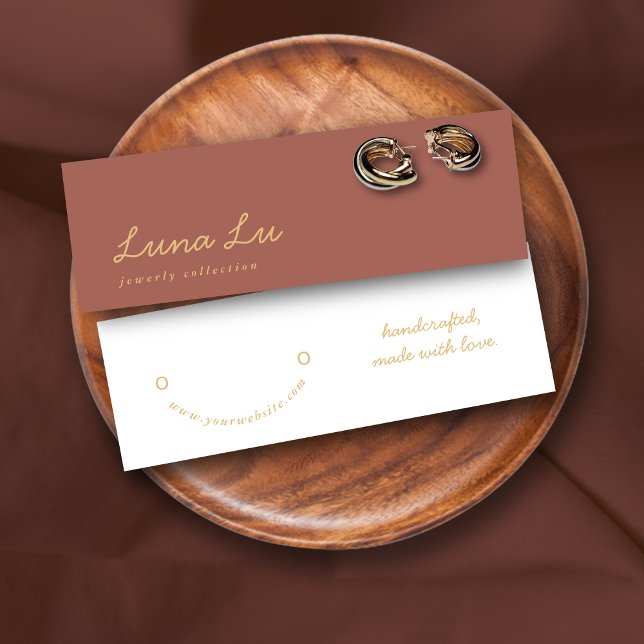 Minimalist Earring Jewellery Display Card (Creator Uploaded)