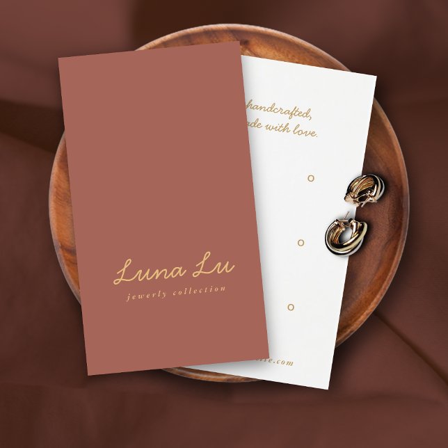 Minimalist Earring Jewellery Display Card (Creator Uploaded)