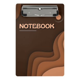 Minimalist Earth Tones Aesthetic Clipboard