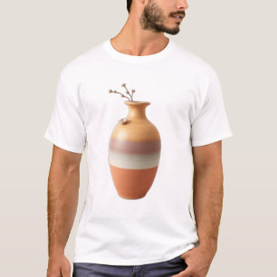 Minimalist Earthy Ceramic Vase T-Shirt