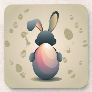 Minimalist Easter Elegance Coaster