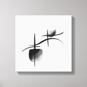 Minimalist Echoes   Premium Wrapped Canvas