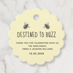 Minimalist & Editable Pure Honey Favour Tags