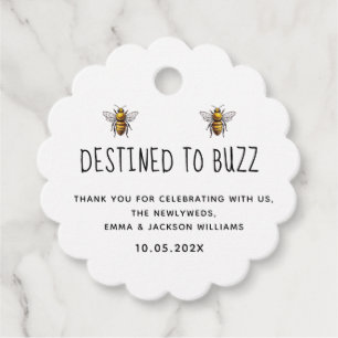 Minimalist & Editable Pure Honey Favour Tags