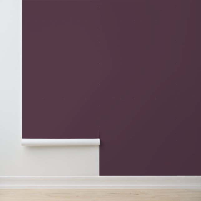 Minimalist eggplant purple solid plain elegant wallpaper (Application)