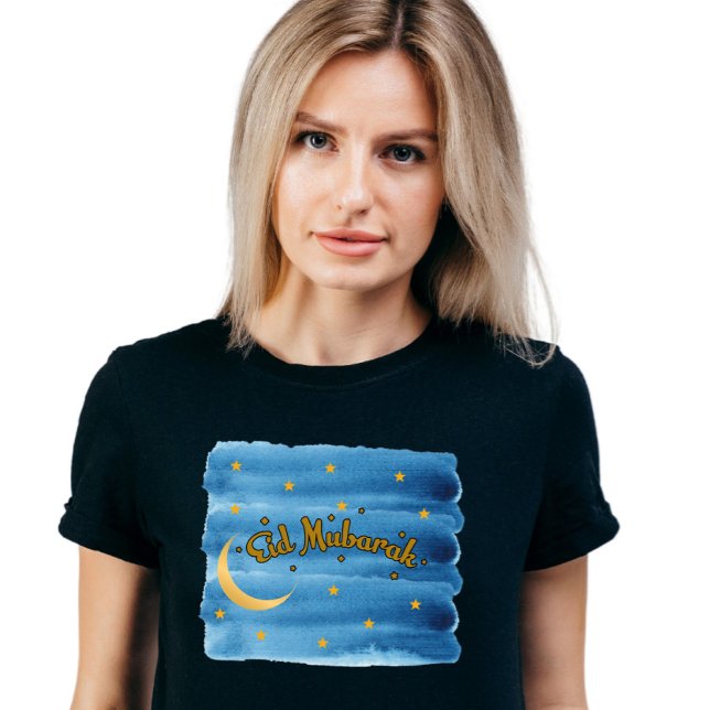 Minimalist Eid Mubarak Ramadan  T-Shirt (Creator Uploaded)