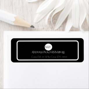 Minimalist Elegant Black & White Wedding