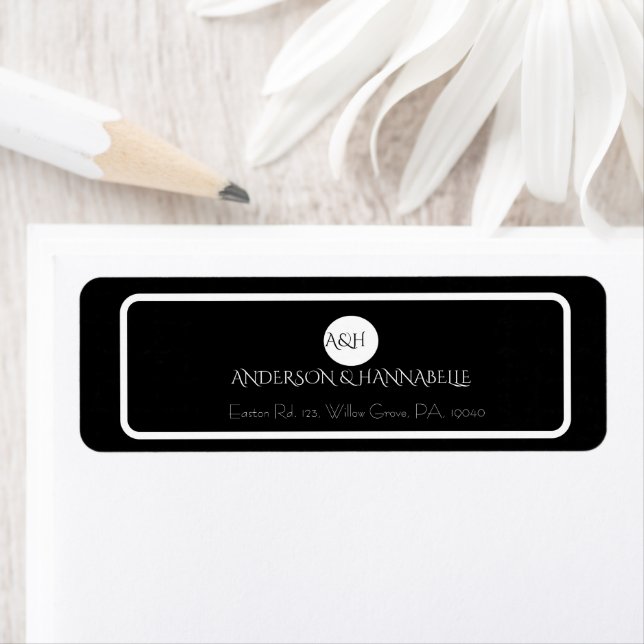 Minimalist Elegant Black & White Wedding (Insitu)
