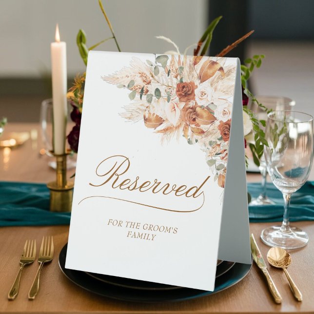 Minimalist Elegant Boho Wedding Reserved Seating  (Creator Uploaded)