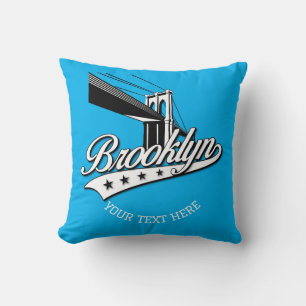 Minimalist Elegant Brooklyn Bridge Design Cushion