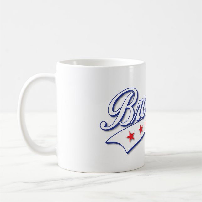 Minimalist Elegant Brooklyn Design Coffee Mug (Left)