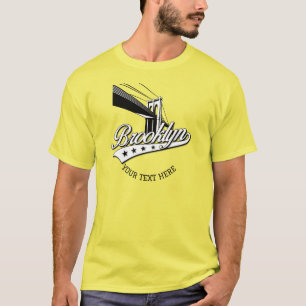 Minimalist Elegant Brooklyn Design Yellow Shirt