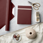 Minimalist Elegant Burgundy Christmas Colour  Wrapping Paper<br><div class="desc">Minimalist elegant burgundy Christmas colour wrapping paper features a rich, deep burgundy hue that evokes the festive spirit of the holiday season. Its minimalist design focuses on simplicity and sophistication, making it an ideal choice for elegant gift presentations. This wrapping paper may include subtle patterns or textures that enhance its...</div>