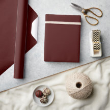 Minimalist Elegant Burgundy Christmas Colour