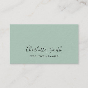 Minimalist Elegant Classical Professional Business Card