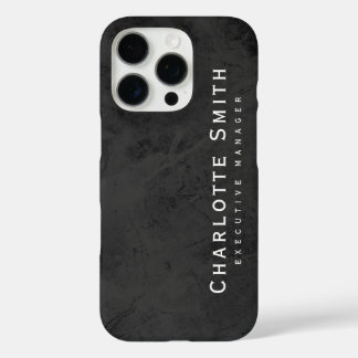 Minimalist Elegant Classical Professional iPhone 16 Pro Case