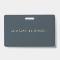 Minimalist Elegant Classical Professional Charcoal