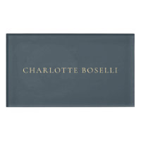 Minimalist Elegant Classical Professional Charcoal