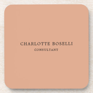 Minimalist Elegant Classical Professional Coaster
