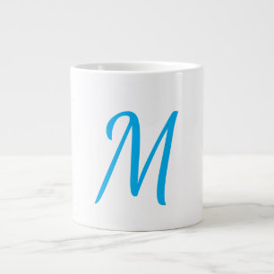 Minimalist Elegant Classical Professional Monogram Large Coffee Mug