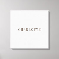 Minimalist Elegant Classical Professional Name