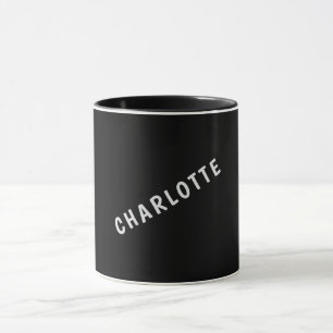 Minimalist Elegant Classical Professional Own Name Mug