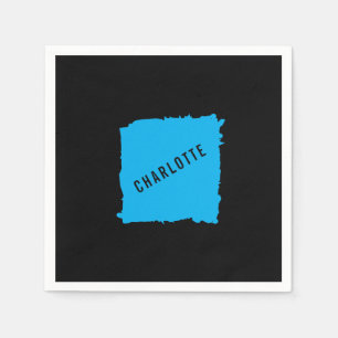Minimalist Elegant Classical Professional Own Name Napkin