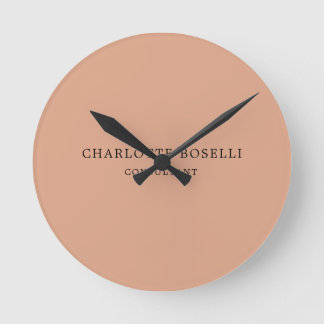 Minimalist Elegant Classical Professional Round Clock