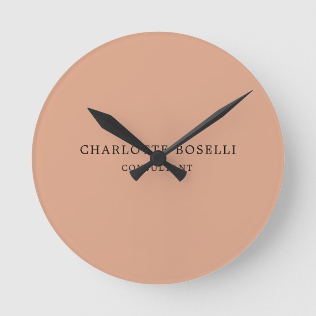 Minimalist Elegant Classical Professional Round Clock (Front)