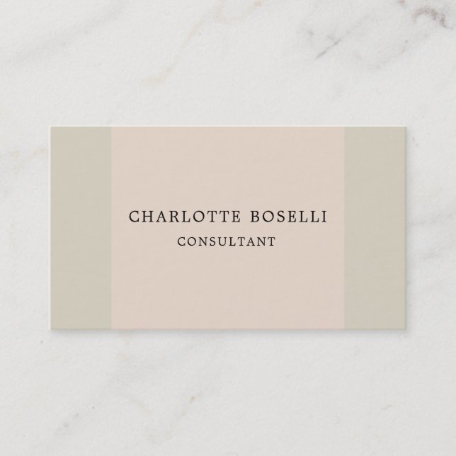 Minimalist Elegant Classical Professional Simple Business Card (Front)