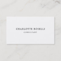 Minimalist Elegant Classical Professional Simple
