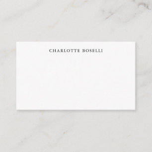 Minimalist Elegant Classical Professional Simple Enclosure Card