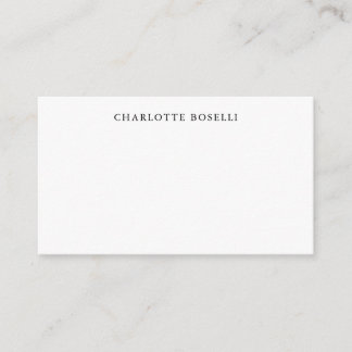 Minimalist Elegant Classical Professional Simple Enclosure Card