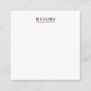 Minimalist Elegant Classical Professional Simple Enclosure Card