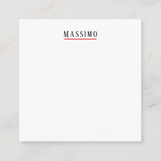 Minimalist Elegant Classical Professional Simple Enclosure Card