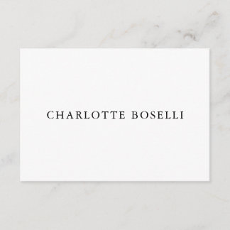Minimalist Elegant Classical Professional Simple Enclosure Card