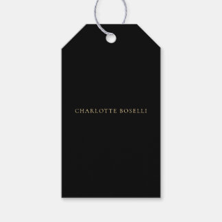 Minimalist Elegant Classical Professional Simple Gift Tags