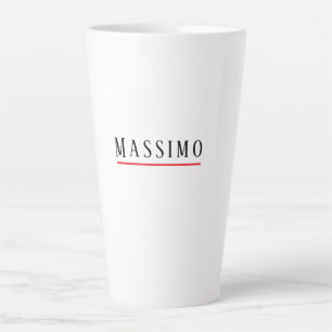 Minimalist Elegant Classical Professional Simple Latte Mug