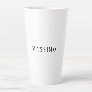 Minimalist Elegant Classical Professional Simple Latte Mug