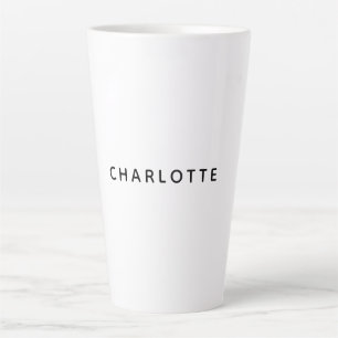 Minimalist Elegant Classical Professional Simple Latte Mug
