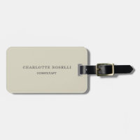 Minimalist Elegant Classical Professional Simple
