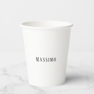 Minimalist Elegant Classical Professional Simple Paper Cups