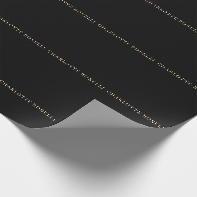 Minimalist Elegant Classical Professional Simple Wrapping Paper (Corner)