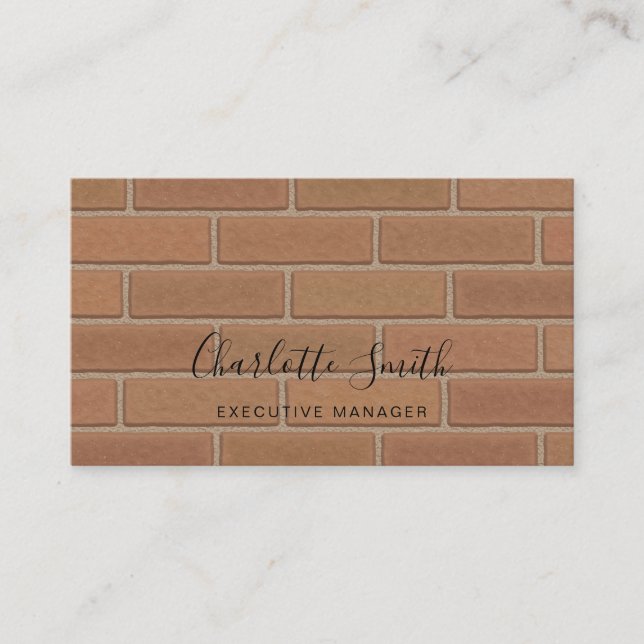 Minimalist Elegant Classical Professional Wall Business Card (Front)
